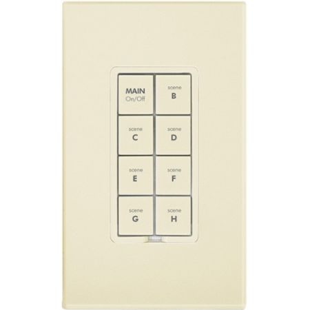 Insteon Keypad Dimmer Switch (Dual-Band), 8-Button, White