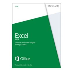 Microsoft&reg; Office Excel&reg; 2013, English Version, Product Key
