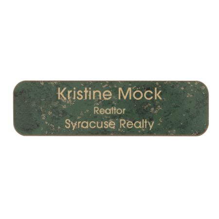 engraved plastic name custom badge