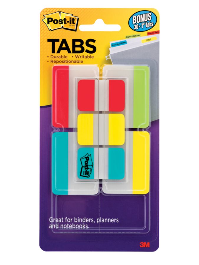 Post it Durable Tabs Value Pack