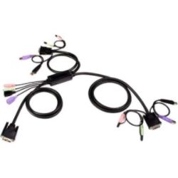StarTech.com 2 Port USB DVI Cable KVM Switch with Audio