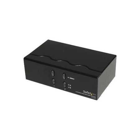 StarTech.com 2x2 VGA Matrix Video Switch Splitter with Audio