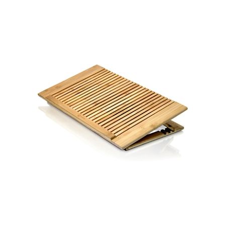 Macally Adjustable Cooling Stand For Laptops Up To 17", 1 3/8"H x 15"W x 10 1/4"D, Bamboo