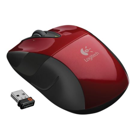 Logitech&reg; M525 Wireless Mouse, Red
