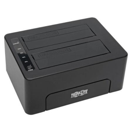 Tripp Lite USB 3.0 SuperSpeed to Dual SATA External Hard Drive Docking Station with Cloning