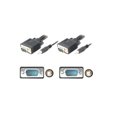 AddOn 9.14m (30.00ft) VGA Male to Male Black Cable
