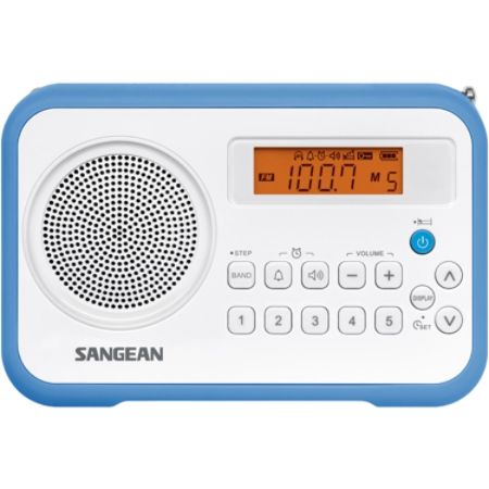 Sangean PR-D18 Desktop Clock Radio - 1 W RMS - Mono