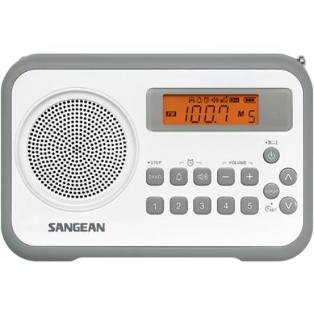 Sangean PR-D18 Desktop Clock Radio - 1 W RMS - Mono