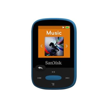SanDisk Clip Sport SDMX24-008G 8 GB Flash MP3 Player - Blue
