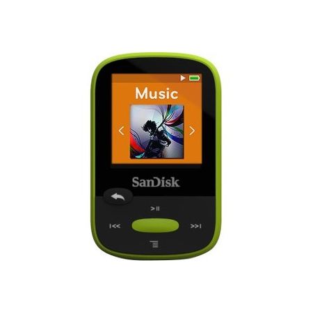 SanDisk Clip Sport SDMX24-008G 8 GB Flash MP3 Player - Lime