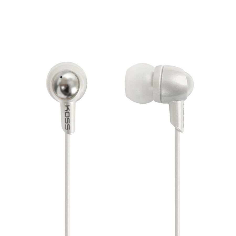 Koss KEB30W Earbuds, White