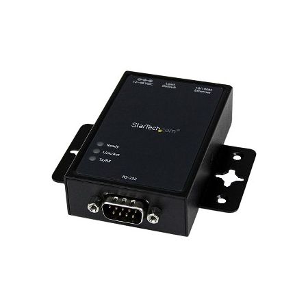 StarTech.com 1 Port RS232 Serial to IP Ethernet Converter / Device Server - Aluminum
