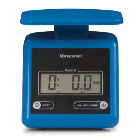 Brecknell PS7 Electronic Postal Scale, Blue