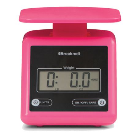 Brecknell PS7 Electronic Postal Scale, Pink