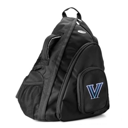Denco Sports Luggage Travel Sling With 13.5" Laptop Pocket, Villanova Wildcats, 19"H x 12"W x 13"D, Black