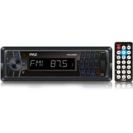 Pyle PLR32MPB Car Flash Audio Player - iPod/iPhone Compatible - Single DIN