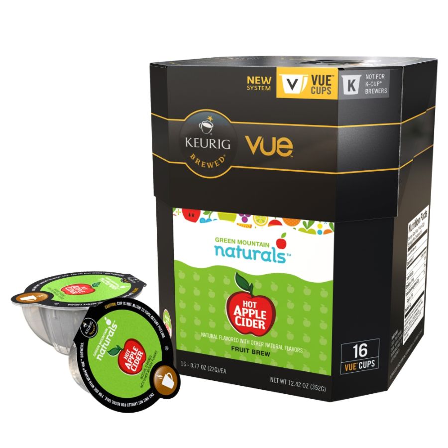 Green Mountain Naturals&reg; Hot Apple Cider Vue&trade; Packs, 0.4 Oz., Box Of 16