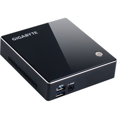 Gigabyte BRIX GB-BXI3-4010 Desktop Computer - Intel Core i3 i3-4010U 1.70 GHz - Ultra Compact - Black