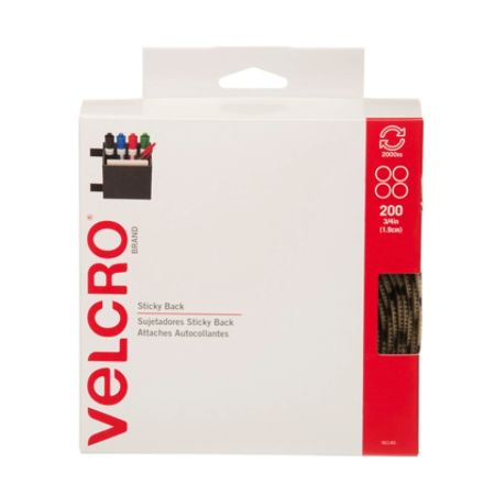 VELCRO&reg; Brand Dots, 3/4", Beige, Roll Of 200