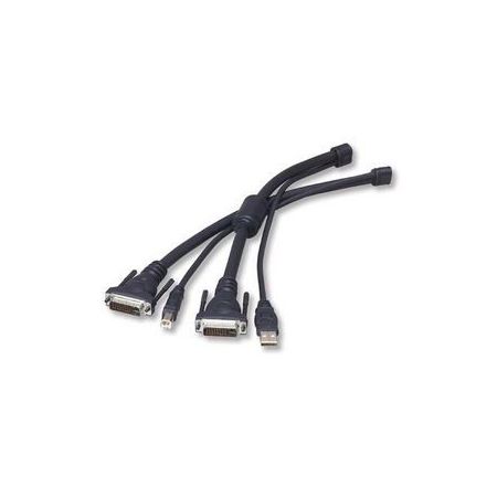 Belkin&reg; OmniView&reg; USB/DVI KVM Cables With Audio, 10'