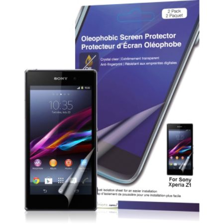 Green Onions Supply Crystal Oleophobic Screen Protector for Sony Xperia Z1 Crystal Clear