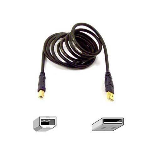 Belkin&reg; Gold Series USB 2.0 Device Cable, A/B, 10', Black