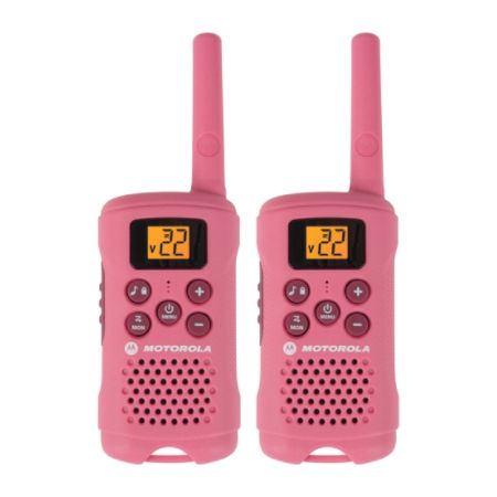 Motorola Talkabout&reg; Pink Alkaline Two-Way Radio