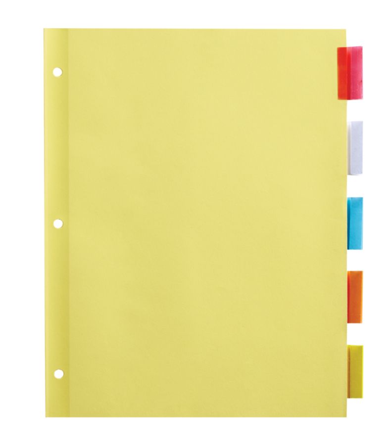 Office Depot Brand Insertable Dividers With