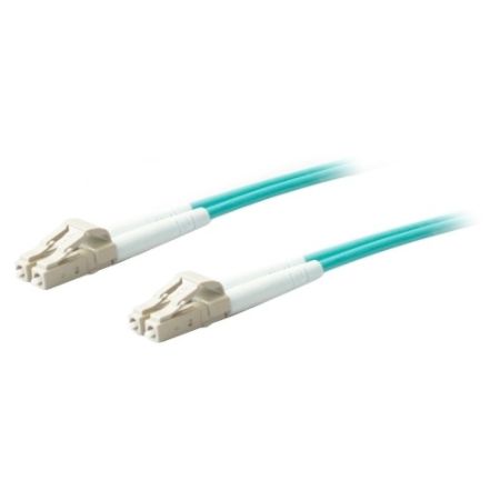 AddOn 1m Laser-Optimized Multi-Mode fiber (LOMM) Duplex LC/LC OM3 Aqua Patch Cable