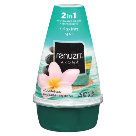 Renuzit Adjustable Air Freshener, Relaxing Spa, 7 Oz, Green