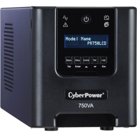 CyberPower Smart App Sinewave PR750LCD 750VA Pure Sine Wave Mini-Tower LCD UPS