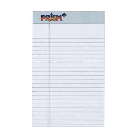 TOPS&trade; Prism+ Color Writing Pads, 5" x 8", Legal Ruled, 25 Sheets, Gray, Pack Of 12 Pads