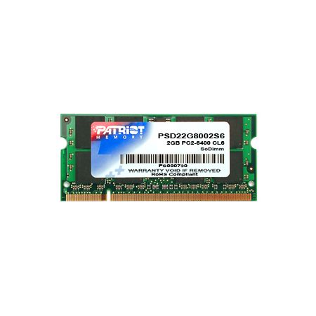 Patriot Signature DDR2 2GB CL6 PC2-6400 (800MHz) SODIMM