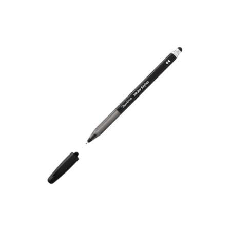 Paper Mate&reg; InkJoy&trade; 2-in-1 Stylus Pen, Black Barrel, Pack of 12