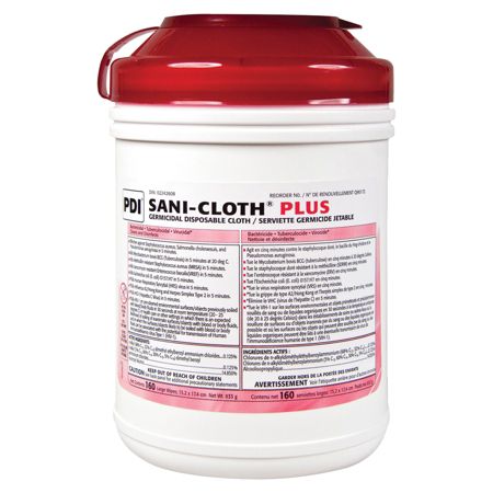 Unimed Sani-Cloth Disinfectant Disposable Wipes, Box Of 160