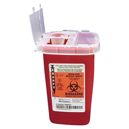 Unimed Sharps 0.25 Gallon Phlebotomy Container With Lid