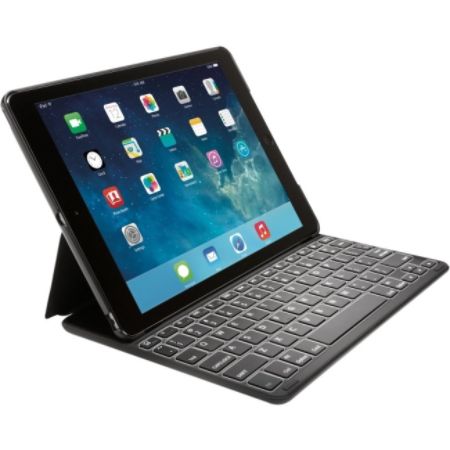 Kensington KeyFolio Thin X2 K97234US Keyboard/Cover Case (Folio) for 9.7" iPad Air - Black