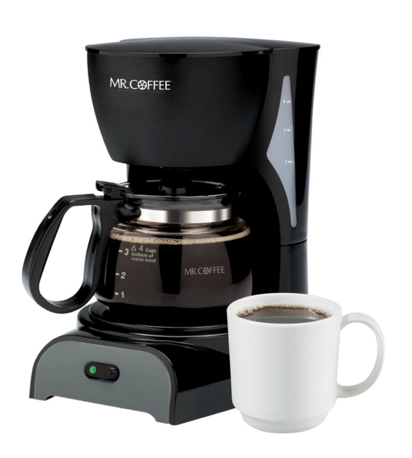 Mr Coffee 4 Cup Coffeemaker Black