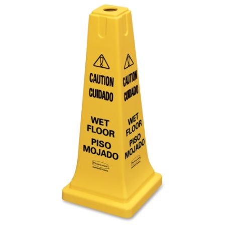 Multilingual "Caution" Safety Cone