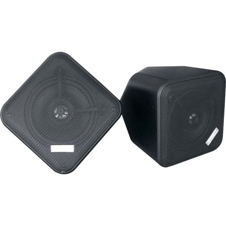 PyleHome PDWP5BK 150 W RMS Speaker - 2-way - 2 Pack - Black