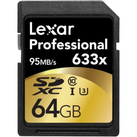 Lexar&reg; Secure Digital Extended Capacity (SDXC&trade;) UHS-I Memory Card, 64GB