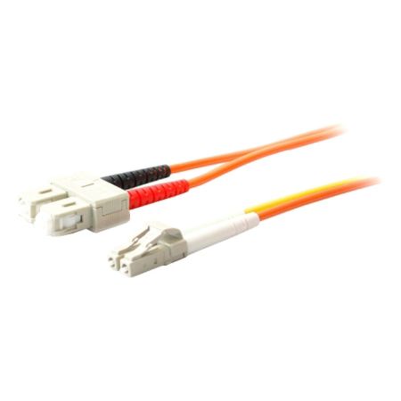 AddOn 2 x SC 50/125 to 1 x LC 50/125 & 1 x LC 9/125 1m Fiber Optic Mode Conditioning Patch Cable