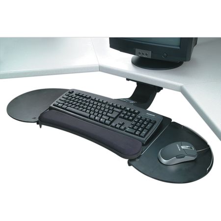 Kensington&reg; Fully Articulating Underdesk Keyboard Drawer, Black