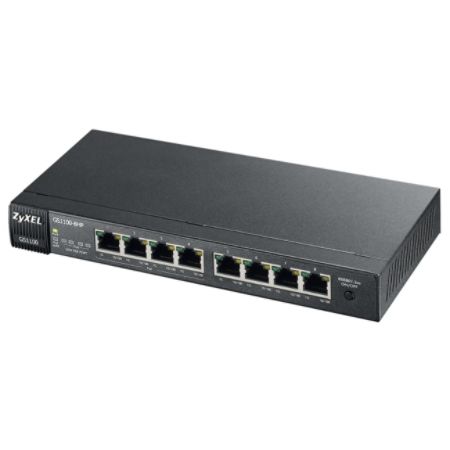 ZyXEL 8-Port GbE Unmanaged PoE Switch