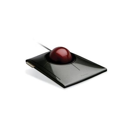 Kensington SlimBlade Trackball, Graphite/Ruby Red