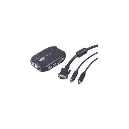 Belkin 2-Port KVM Switch Bundled With Cables