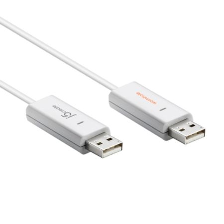 j5create JUC400 Wormhole Switch, 6', White/Orange