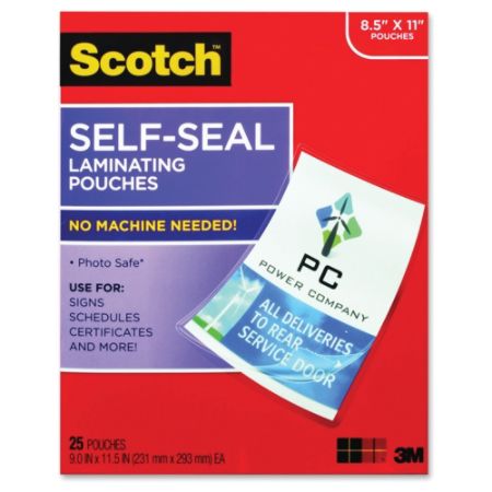 laminating self pouches sheets sealing scotch pouch sheet protectors 25g gloss finish letter card pack walmart restockit larger