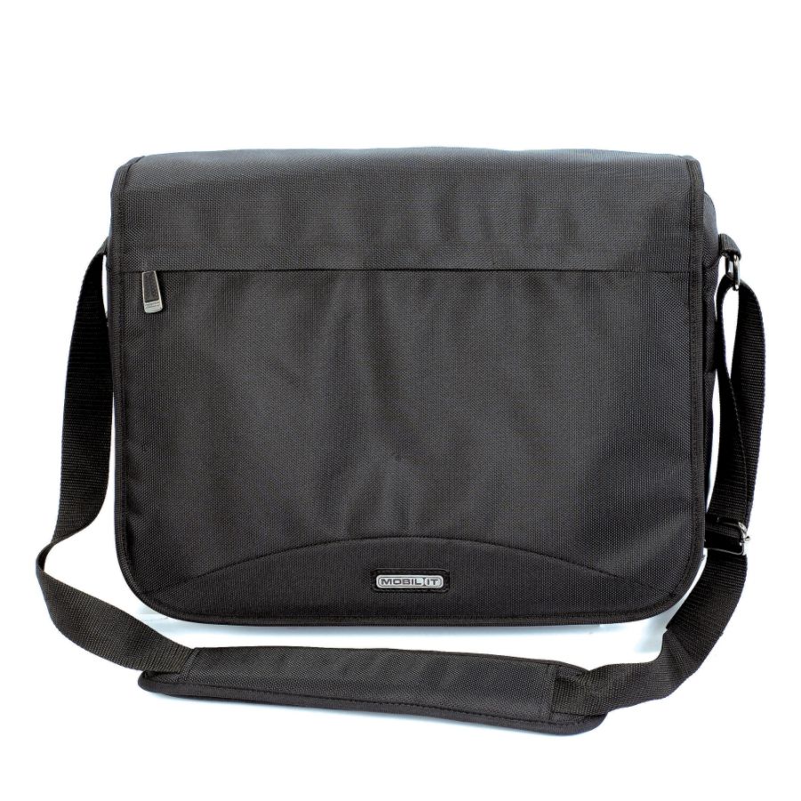 Ativa&reg; Mobil-IT Ultimate Organized Messenger, 14.25"H x 17.75"W x 4.75"D, Black