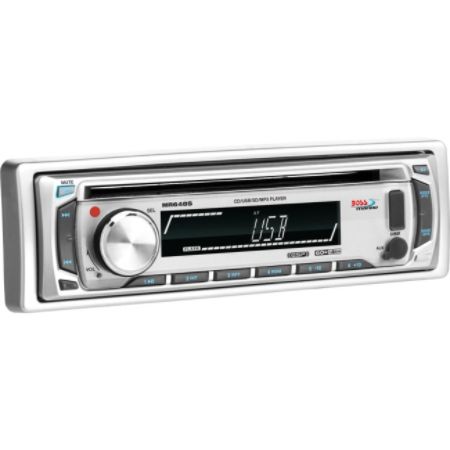 Boss Audio MR648S In-Dash Single-DIN with Detachable Front Panel MP3 Player